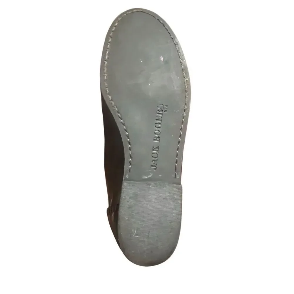 Jack Rogers knee length moccasin pull on boots sz 8